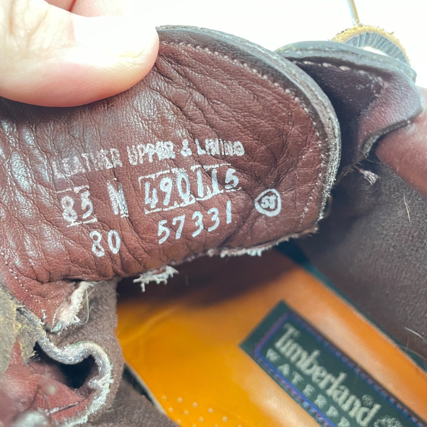 Timberland Waterproof Brown Leather Ankle Hiking Outdoor Boots Shoes Womens 8.5