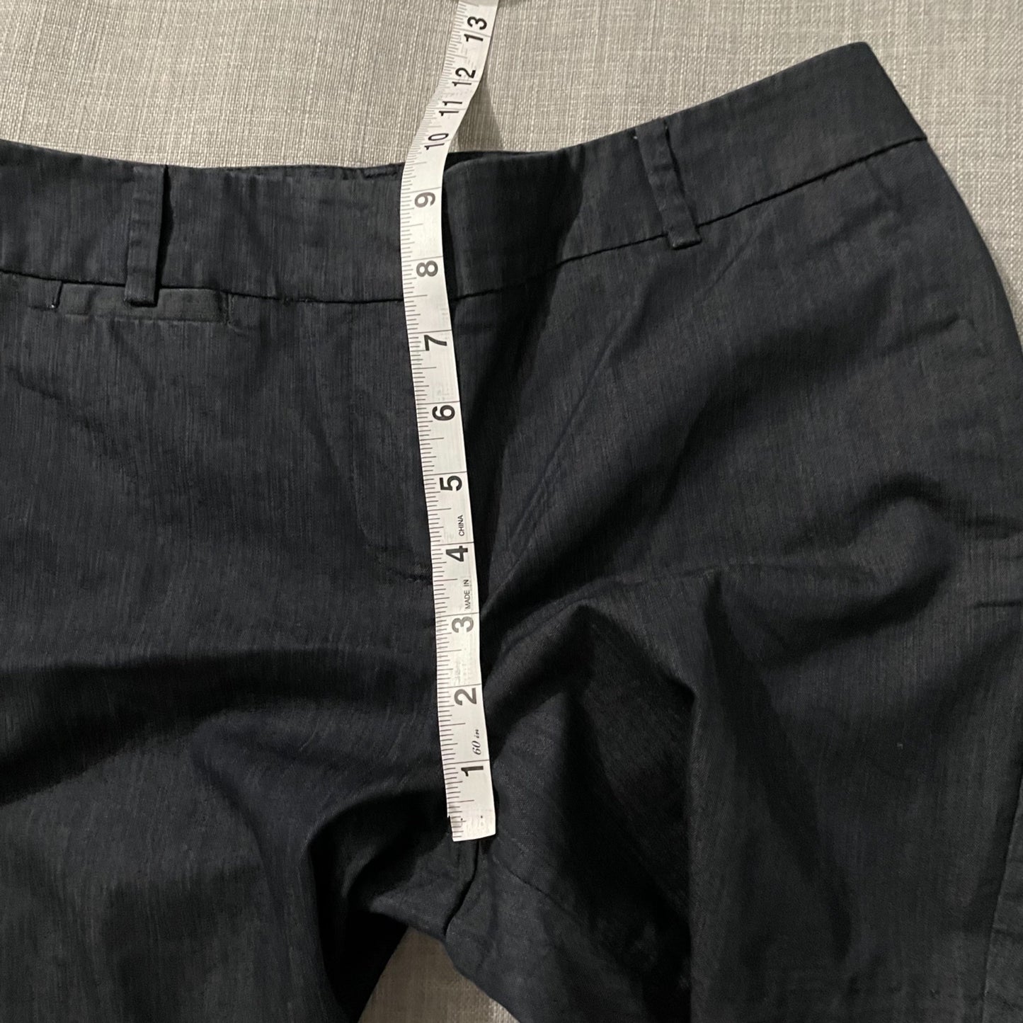Talbots Blue Mid Rise Trouser Shorts Womens 4 Modest Preppy Classic Nautical