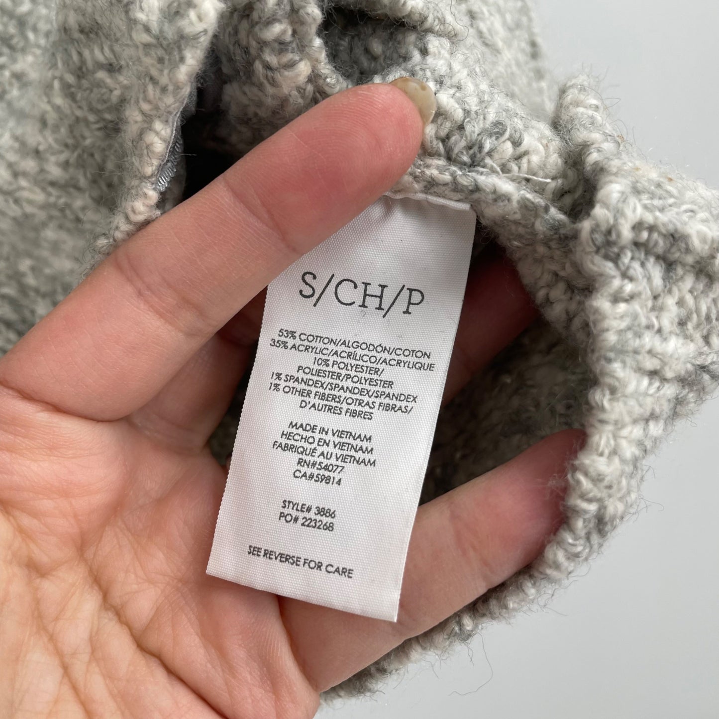 Cabi Tilt Color Block Long Line Cardigan Sweater Womens Size Small Style 3886