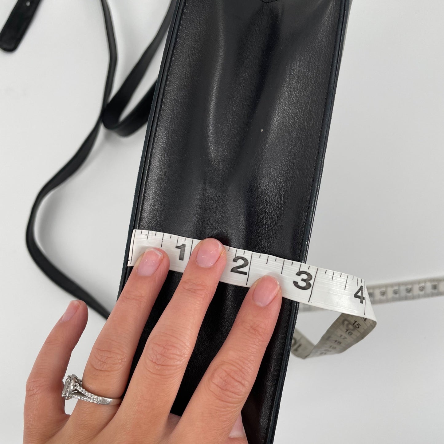 Bally Leather Black Brown Leather Crossbody Fold Over Purse Lightweight