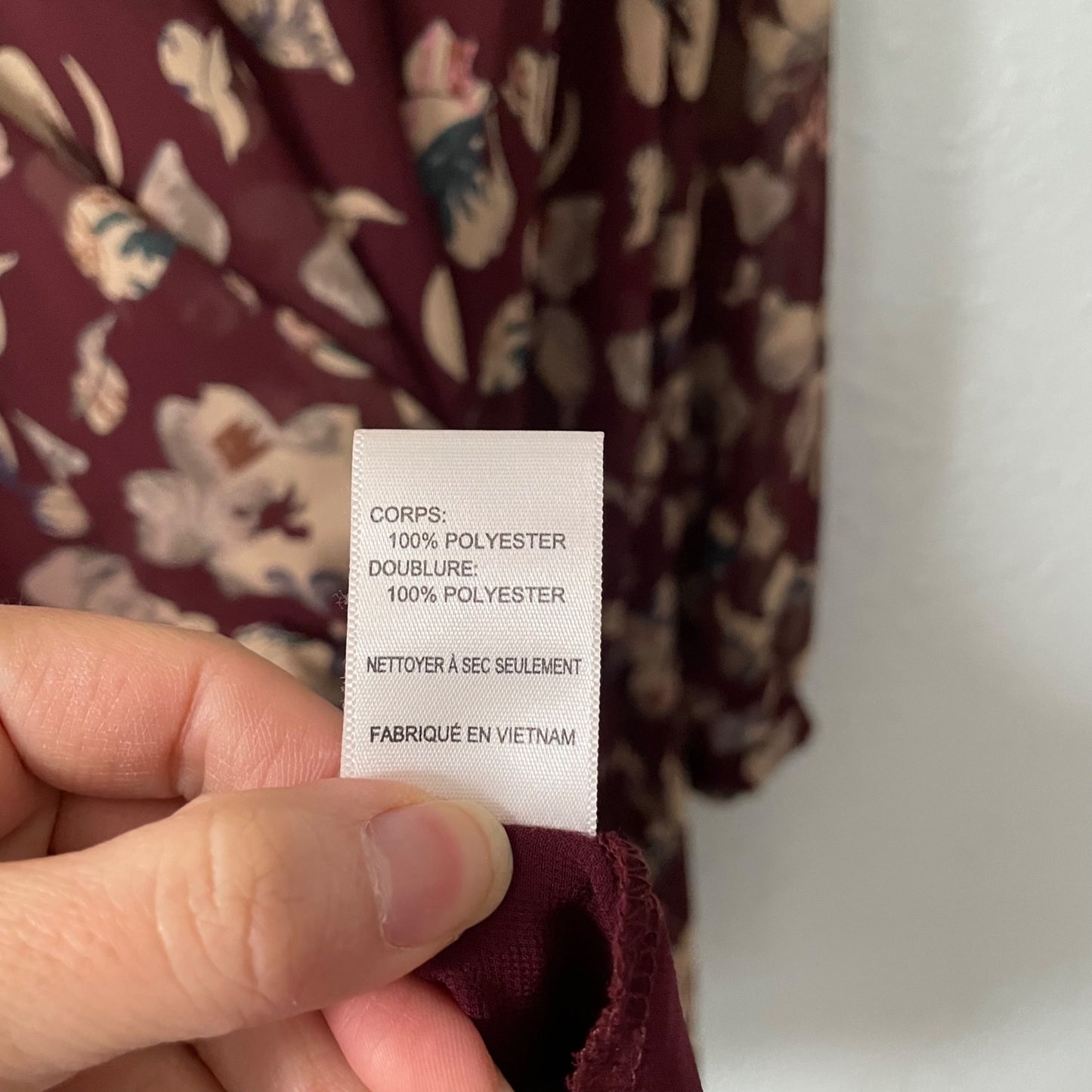 ASTR Purple Floral Long Sleeve Dress Women's Size Small Lightweight