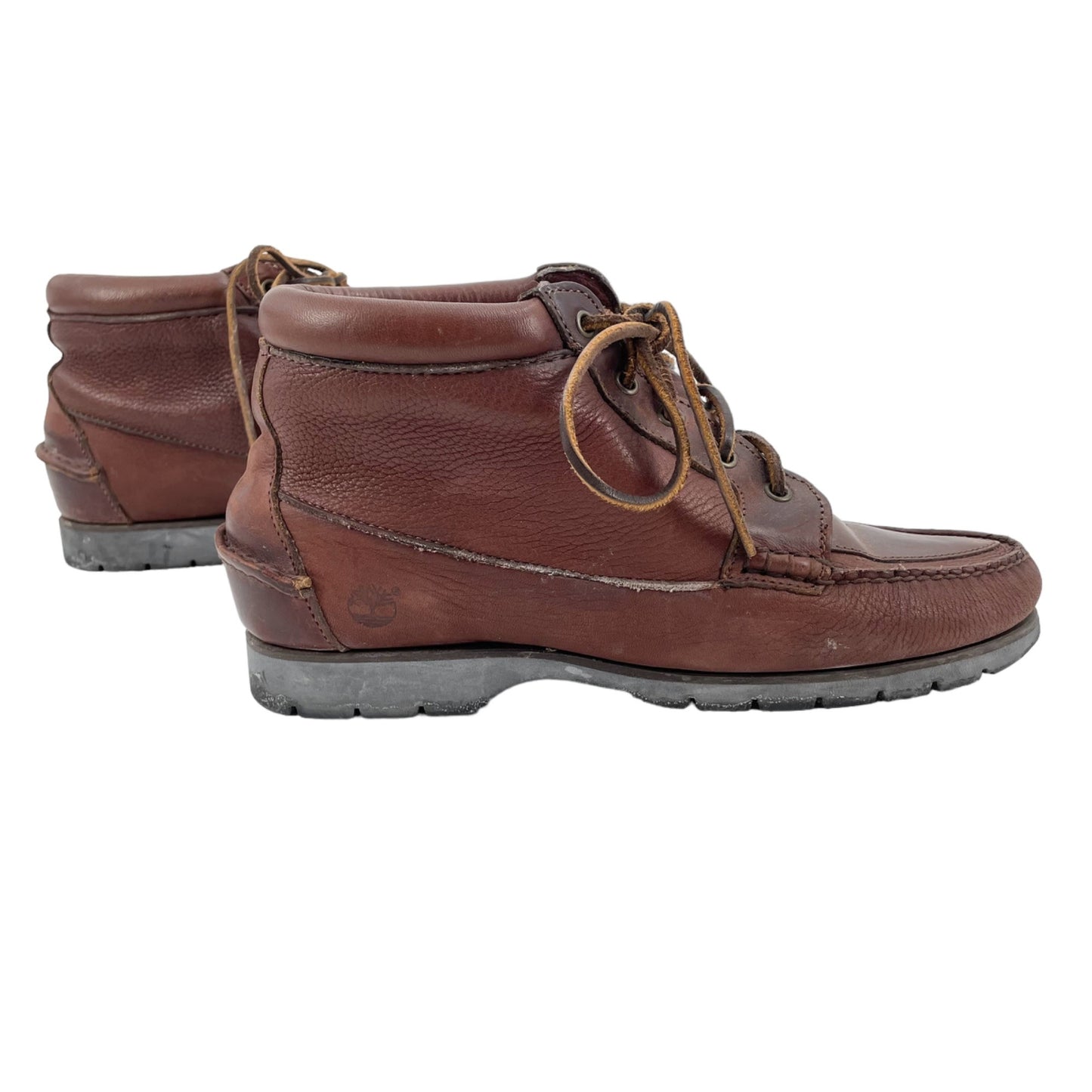 Timberland Waterproof Brown Leather Ankle Hiking Outdoor Boots Shoes Womens 8.5