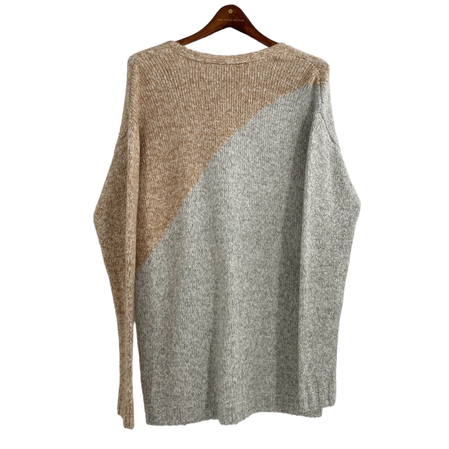 Cabi Tilt Color Block Long Line Cardigan Sweater Womens Size Small Style 3886