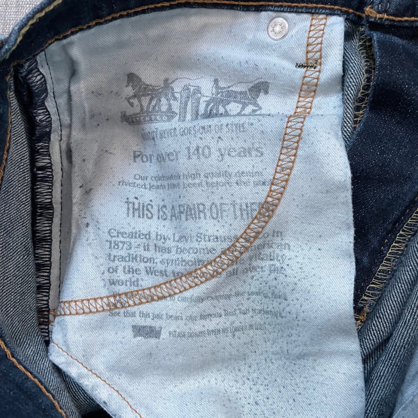 Levi's 541 Tapered Blue Jeans Mens Size 30x32 Casual Stretch Denim Everyday