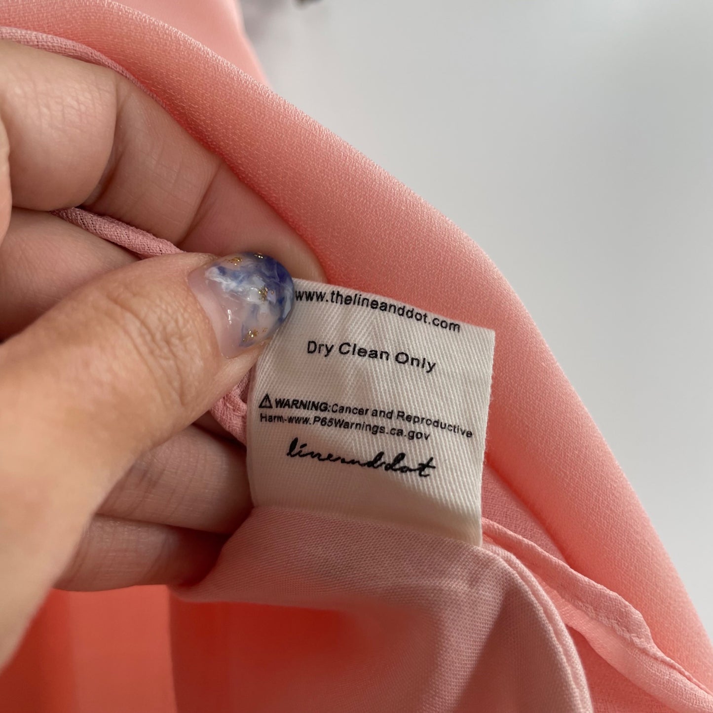 Line & Dot Pink Ruffle Flowy Tank Womens Size Small Romantic Lined Lightweight