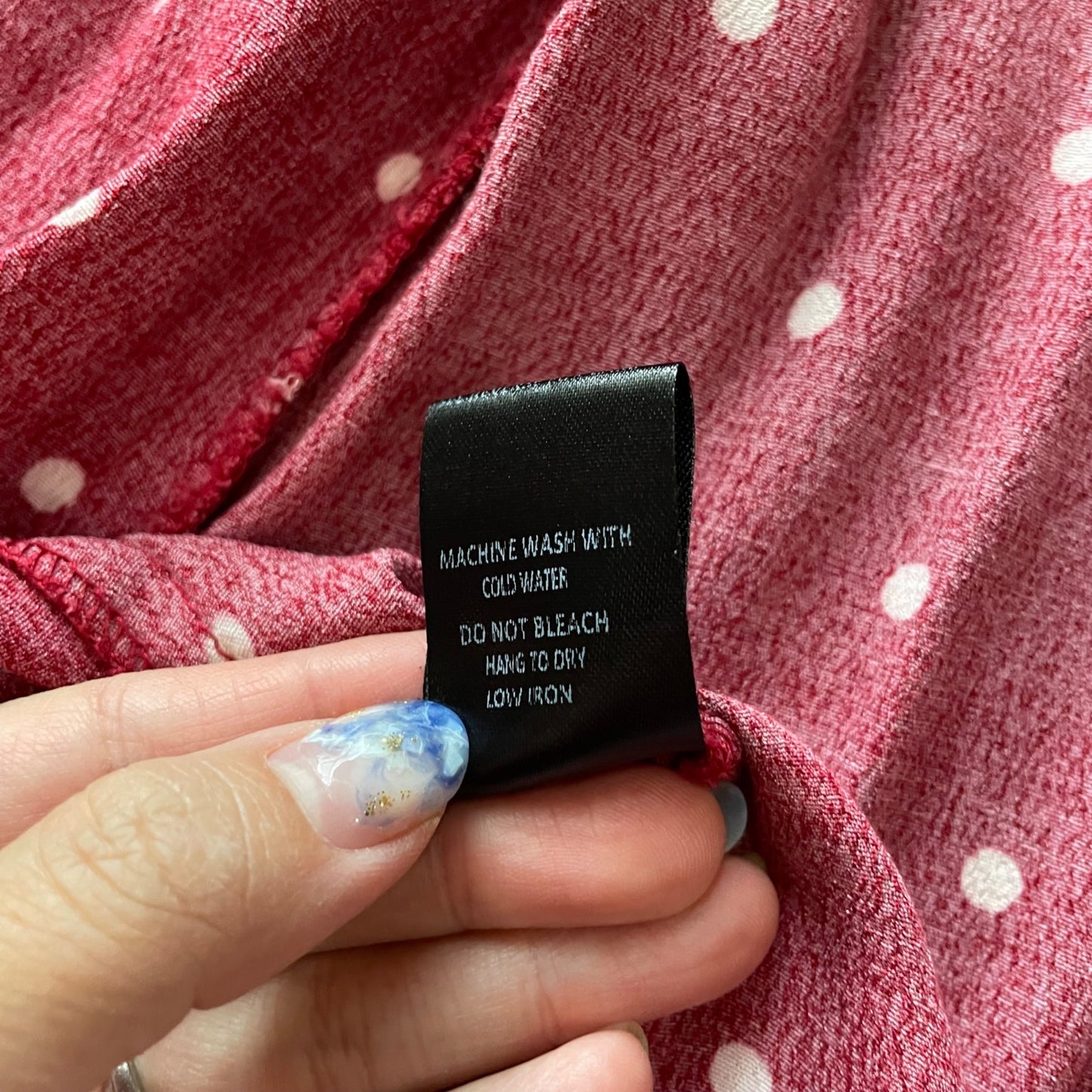 VICI Collection Mama Mia Polka Dot Red Wrap Maxi Dress Womens Size Small Retro