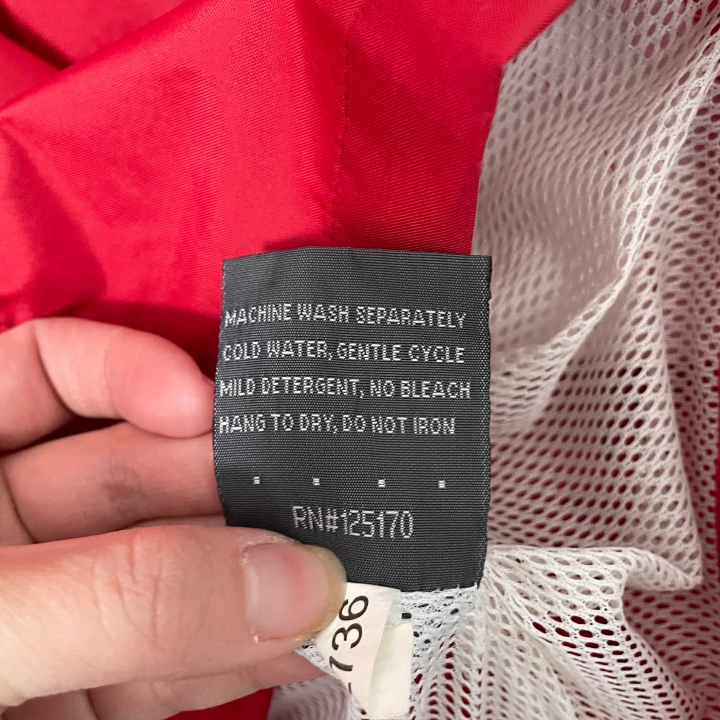 Kenpo Ford Racing Red Black Full Zip Jacket Men's Size Medium Lightweight Casual