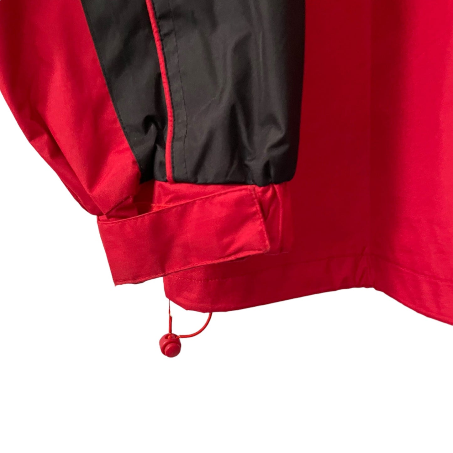 Kenpo Ford Racing Red Black Full Zip Jacket Men's Size Medium Lightweight Casual