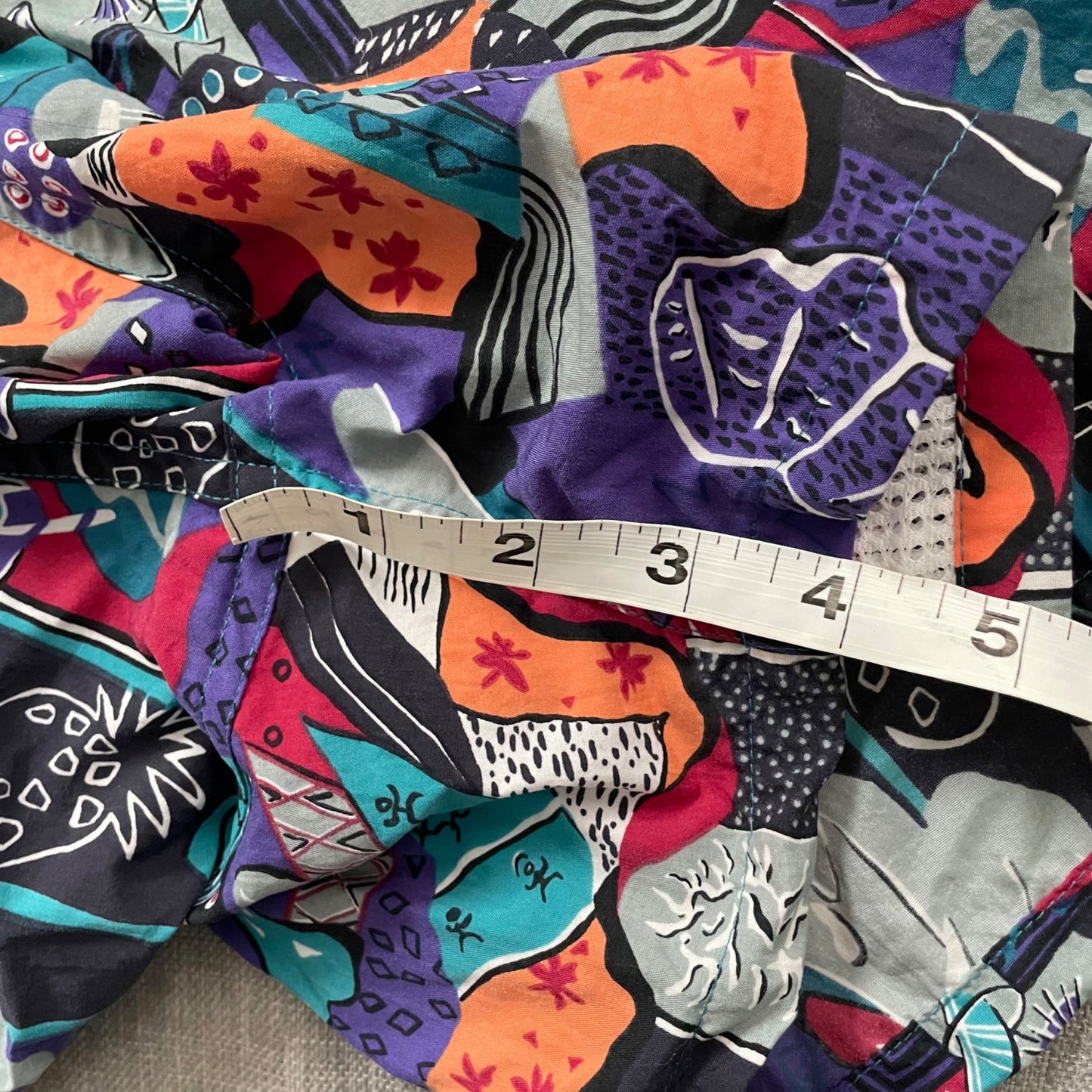 RARE Water Prints by Reyn Spooner Retro Hawaiian Print Swim Trunks Men's Large