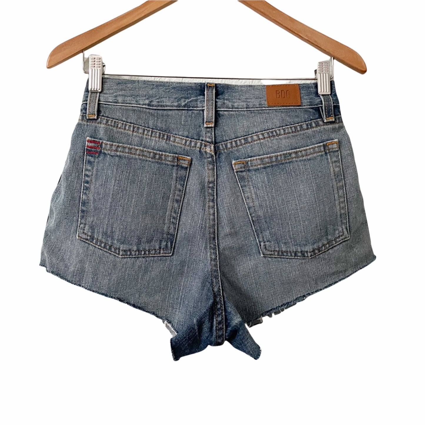 Urban Outfitters BDG Girlfriend High-Rise Cut off Denim Shorts Size 26