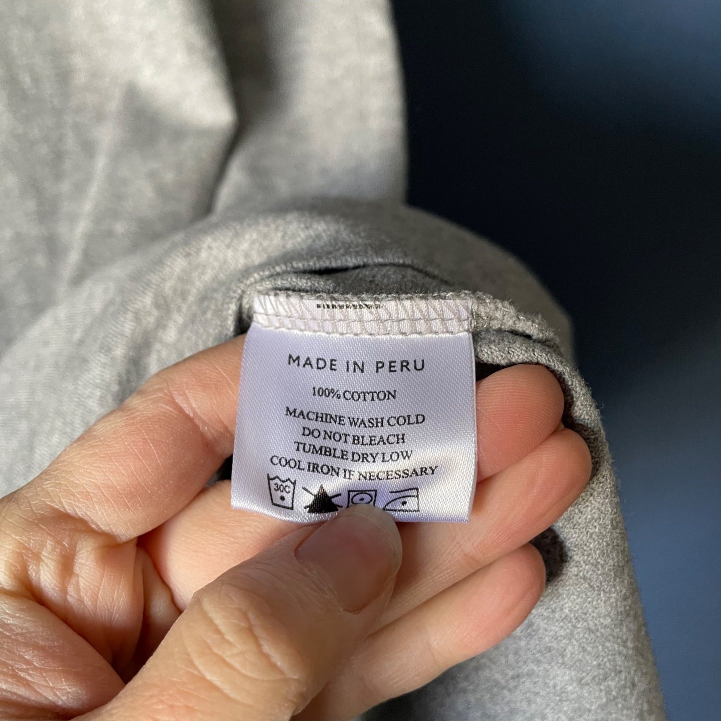 ABLE Gray Short Sleeve T-Shirt Dress Women's Size Small Cotton Casual Neutral