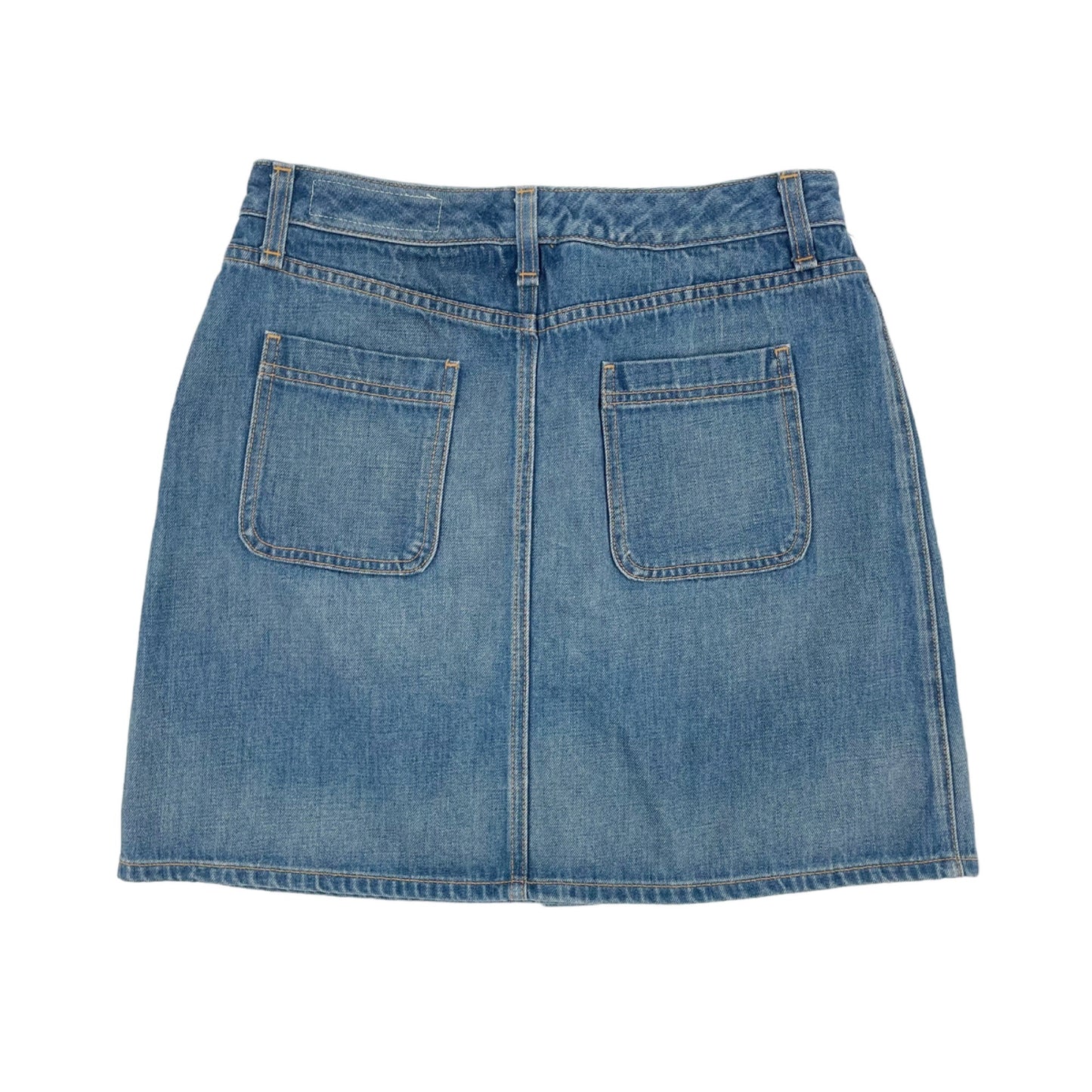 Rag & Bone Santa Cruz Snap Front Denim Mini Skirt Capitol Womens Size 27