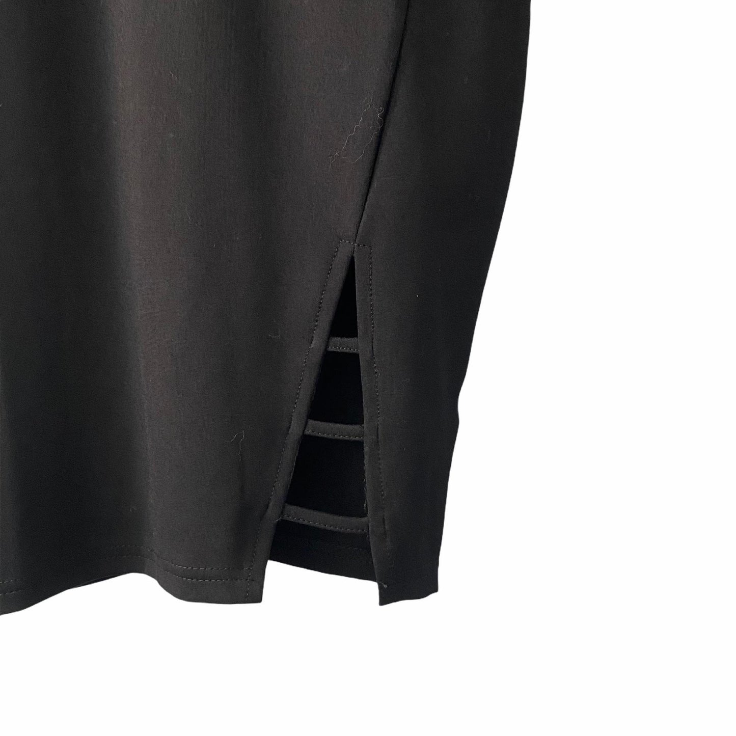 NWT Lulus Black Long Sleeve Cutout Dress Womens Small LBD Going Out Party Baddie