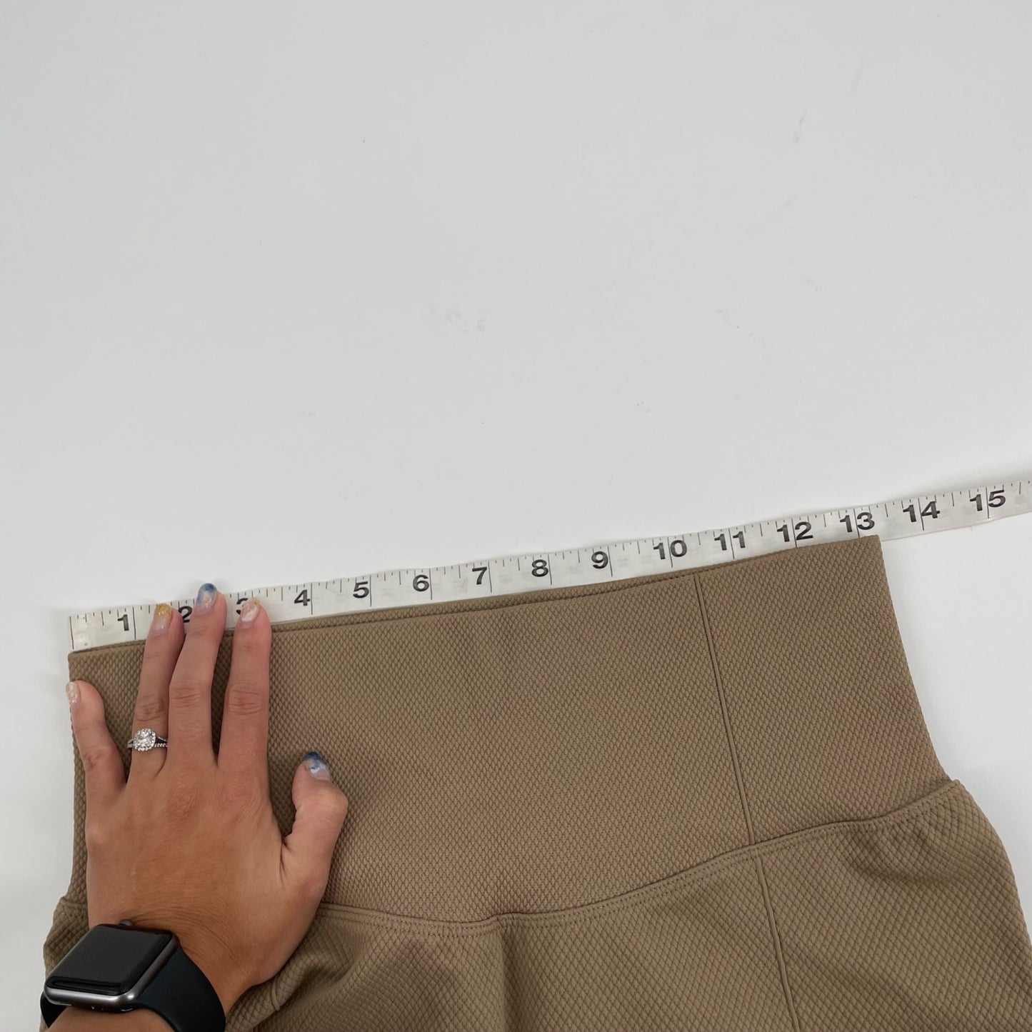 NWT Zyia Firm & Free Seamless Leggings 7/8 Womens Size XL Athleisure Taupe