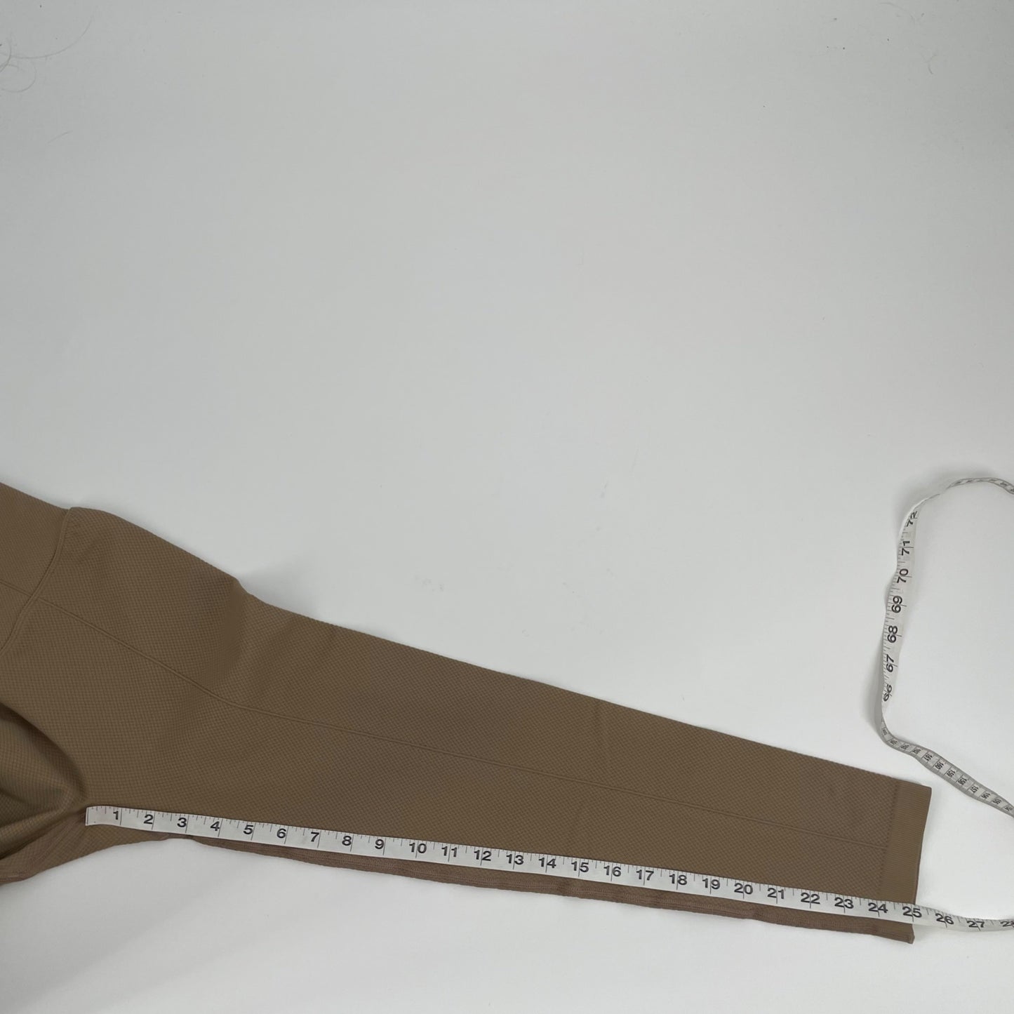 NWT Zyia Firm & Free Seamless Leggings 7/8 Womens Size XL Athleisure Taupe