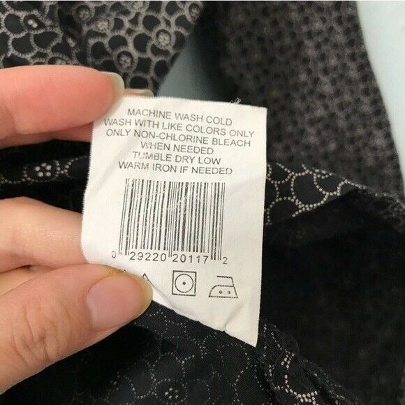 Motherhood Maternity Waist Tie Shirt Womens Size Small Split Neck Geometric