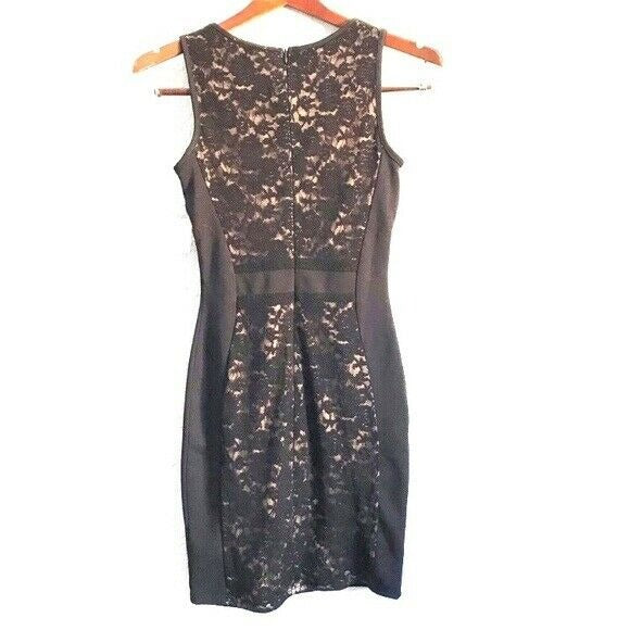 NWT Little Black Dress Dress Lace Body Con Cut Out Party Womens XS JustFab Sexy