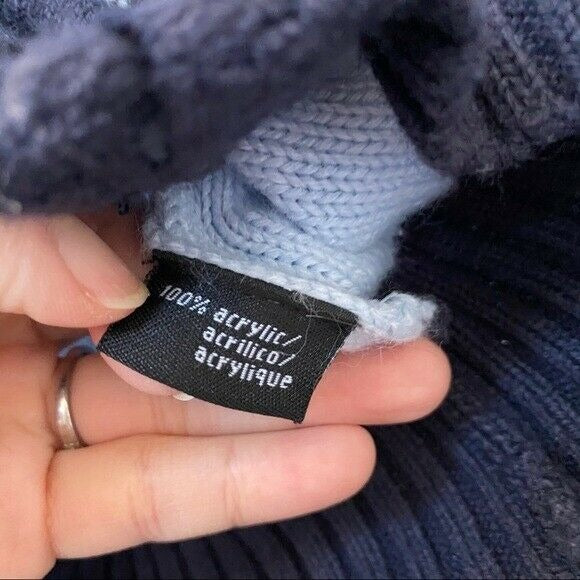 Calvin Klein Full Zip Hooded Sweater Toddler Boy Size 2T Blue Casual Basic Logo