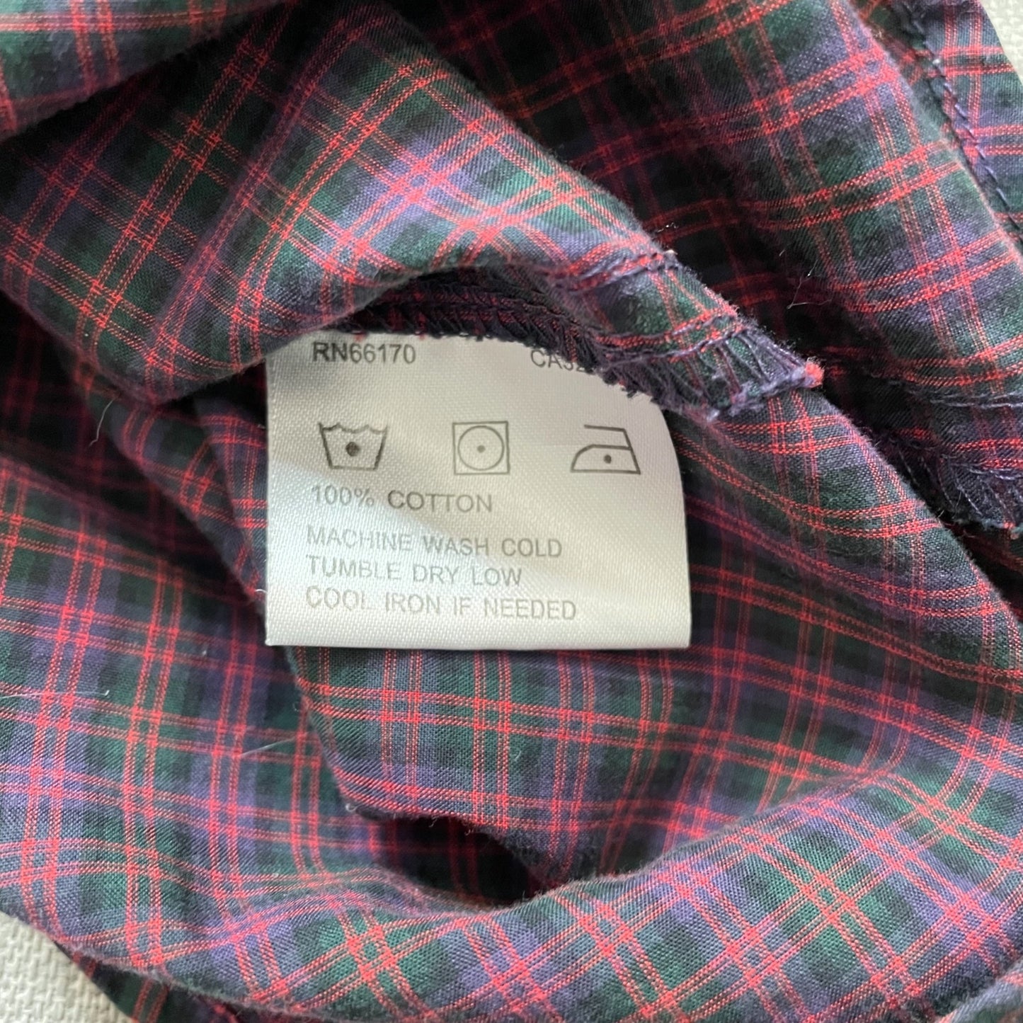 Lark & Wolff Purple Grid Print Button Up Shirt Womens Size XS Academia Retro