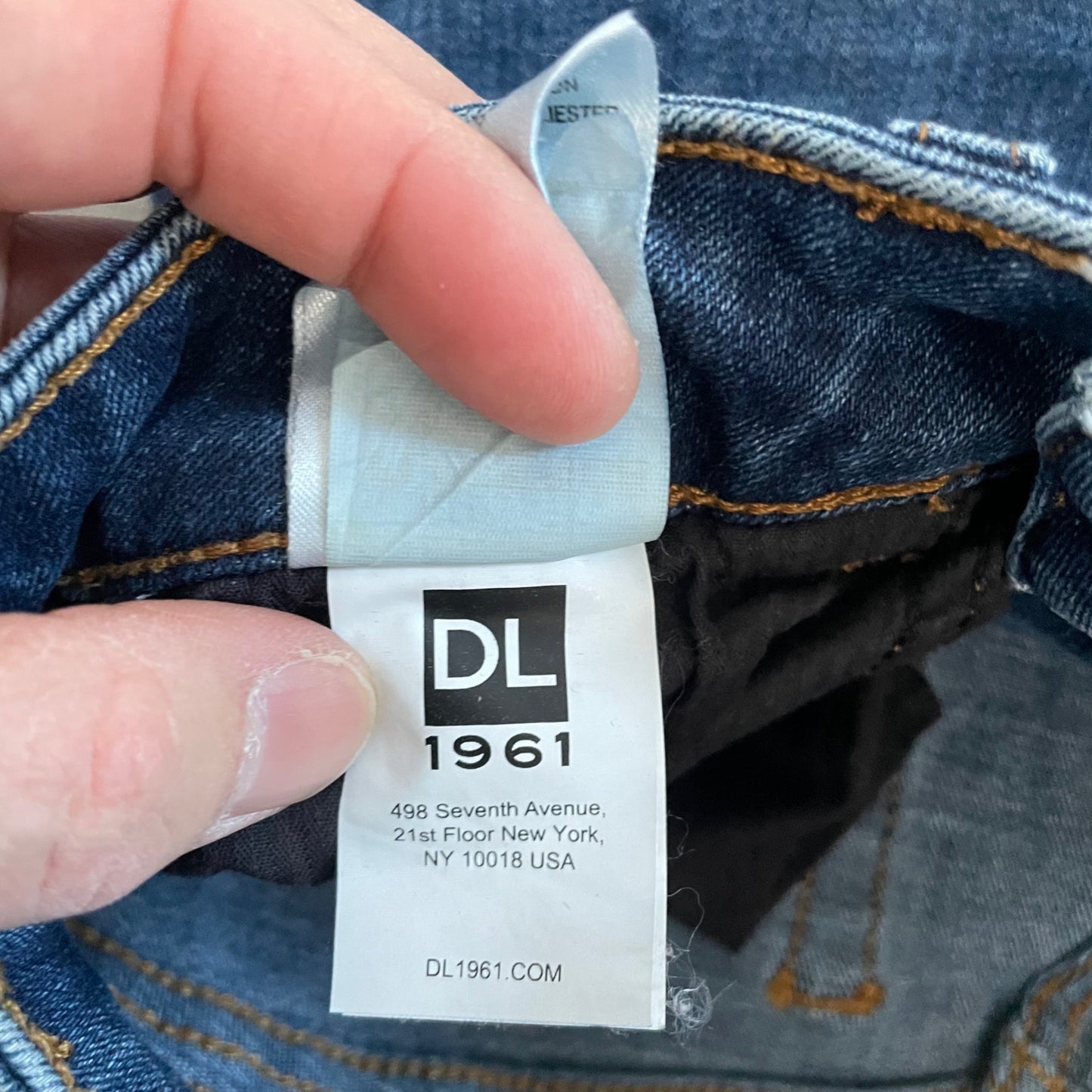 DL1961 Distressed Florence Instasculpt Raw Hem Skinny Jeans Womens 25 Mid Rise