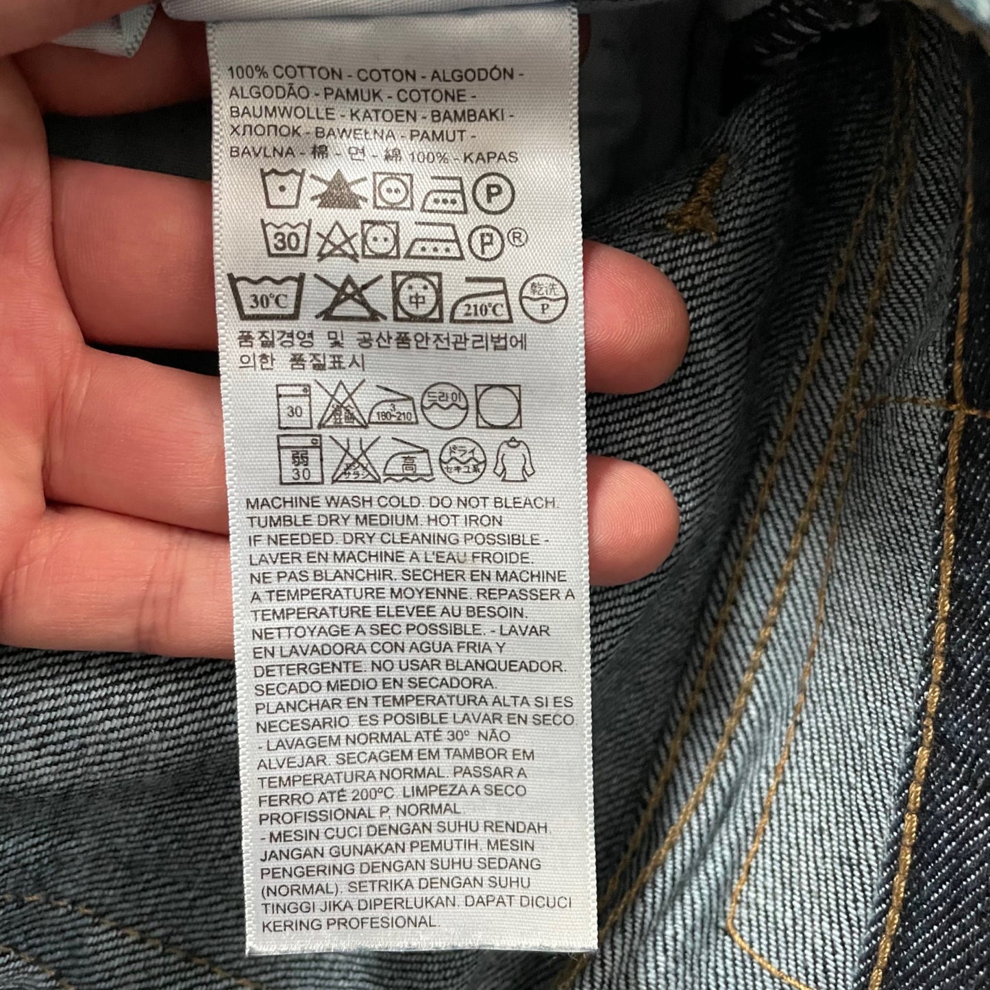 Levi's 514 Straight Leg Dark Wash Jeans Mens 30x30 Casual Denim Cotton Everyday