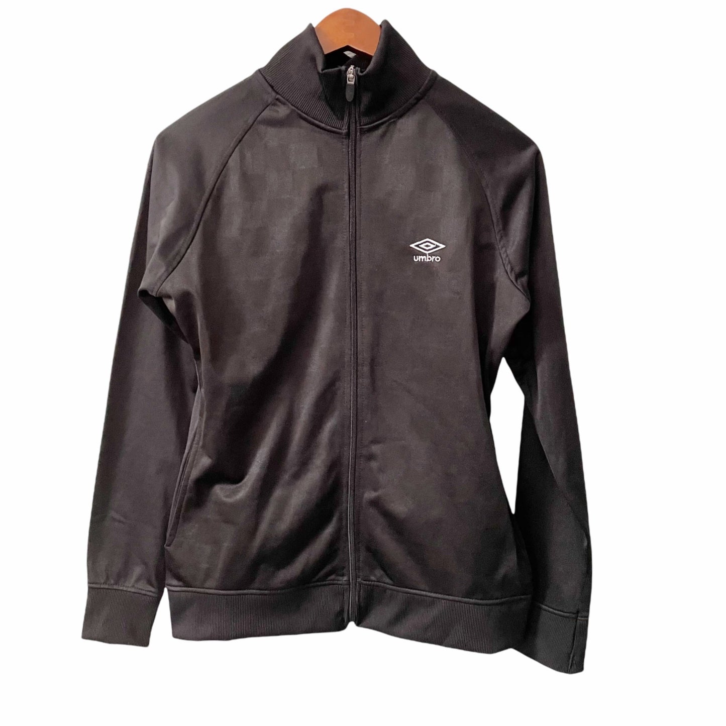 Umbro Black Full Zip Track Jacket Womens Size Medium Athletic Activewear Casual