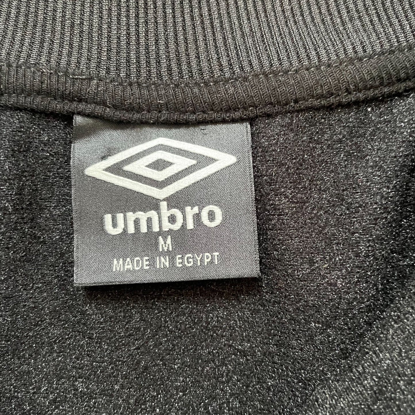 Umbro Black Full Zip Track Jacket Womens Size Medium Athletic Activewear Casual