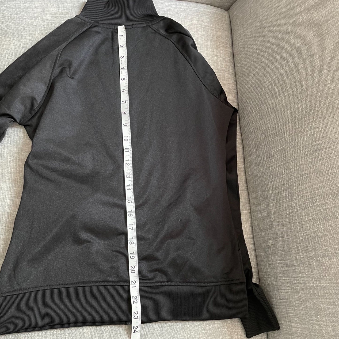 Umbro Black Full Zip Track Jacket Womens Size Medium Athletic Activewear Casual