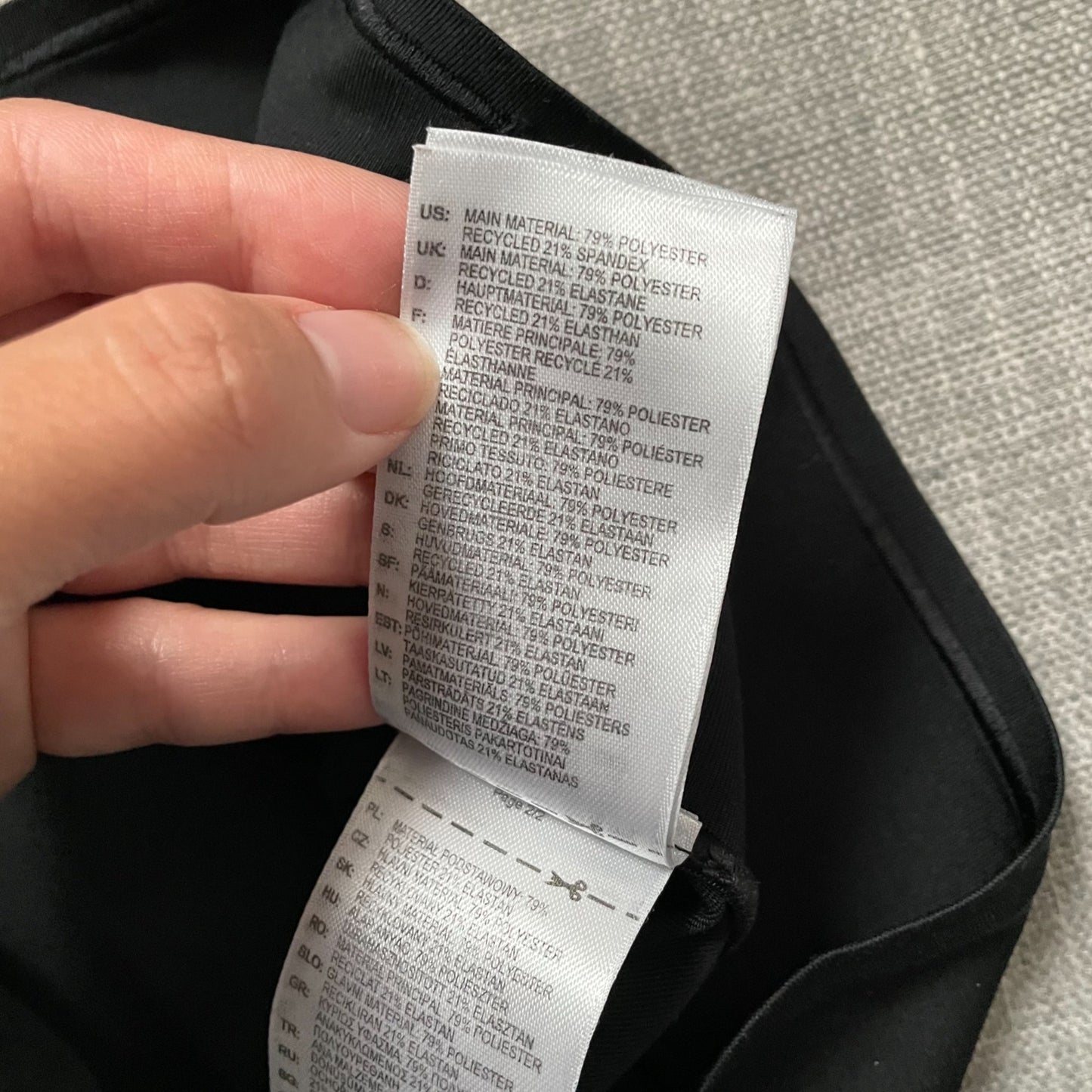 Adidas Climalite Black Mid Rise Leggings Mesh Womens Small Geometric Athletic