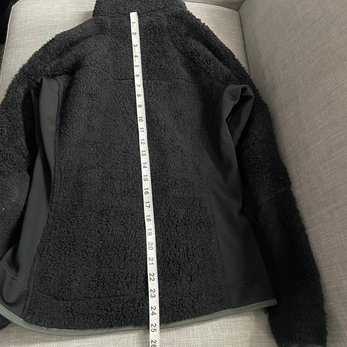 Columbia Black Full Zip Sherpa Sweater Jacket Womens Medium Outdoor Athletic