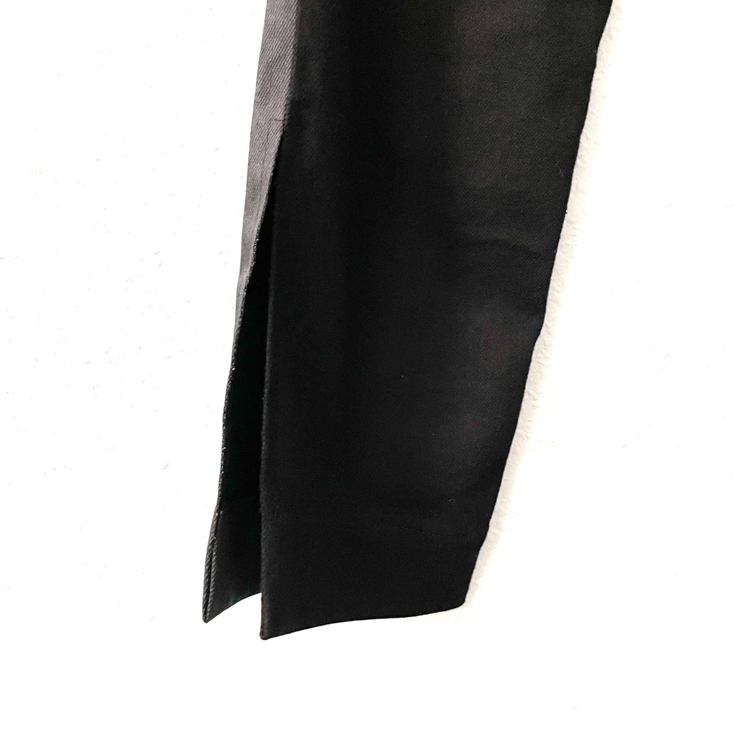 Joe's Jeans Polly Black Skinny Coated Front Panel Mid Rise Denim Jeans Womens 27