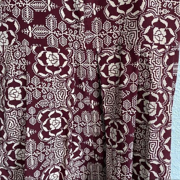 Elizabeth and James 100% Silk Floral Swing Pleated Tank Tunic Womens XS Boho