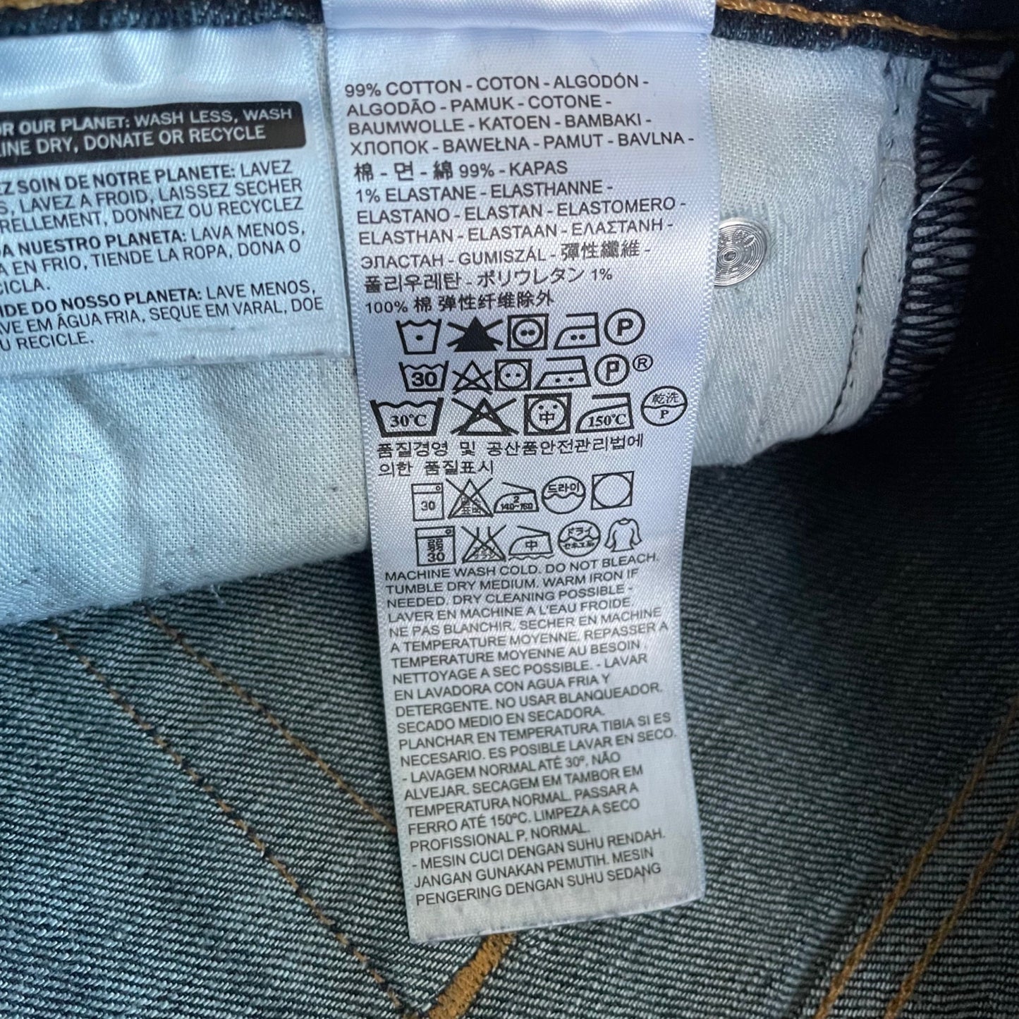 Levi's 541 Tapered Blue Jeans Mens Size 30x32 Casual Stretch Denim Everyday