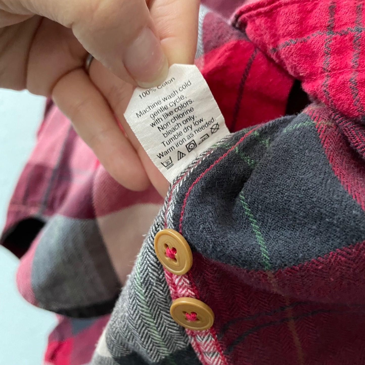 J. Crew Factory Red Plaid Flannel Button Up Shirt Mens XS Cotton Preppy Classic