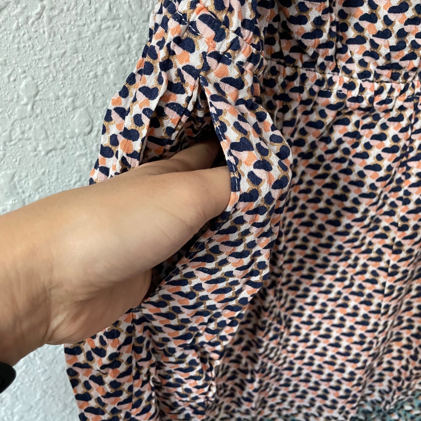 NWT Anthropologie Elevenses Madalenna Ruffle Sleeve Romper Womens Medium Hippie