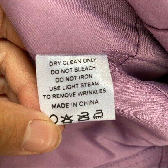 Azazie V-Neck Bridesmaid Prom Maxi Dress Womens Small Formal Chiffon Lavender