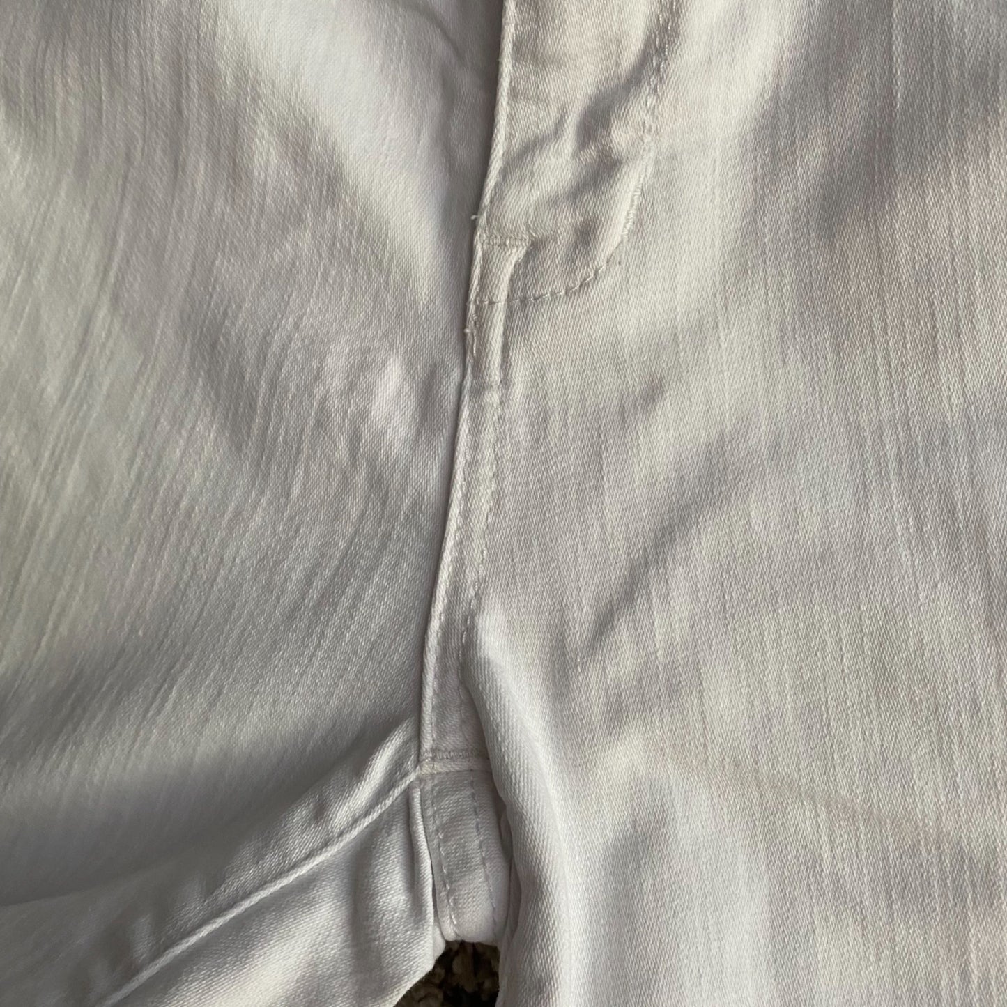 Madewell High Riser Skinny White Jeans Womens Size 24 Mid Rise Nautical Classic