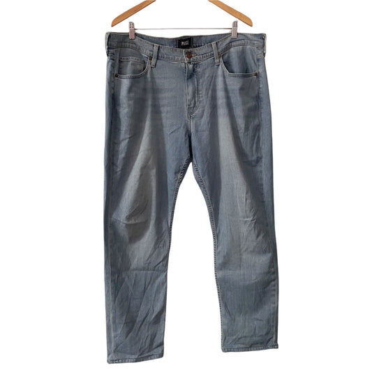PAIGE Lennox Light Wash Slim Fit Blue Jeans Mens Size 38 Casual Denim Stretch