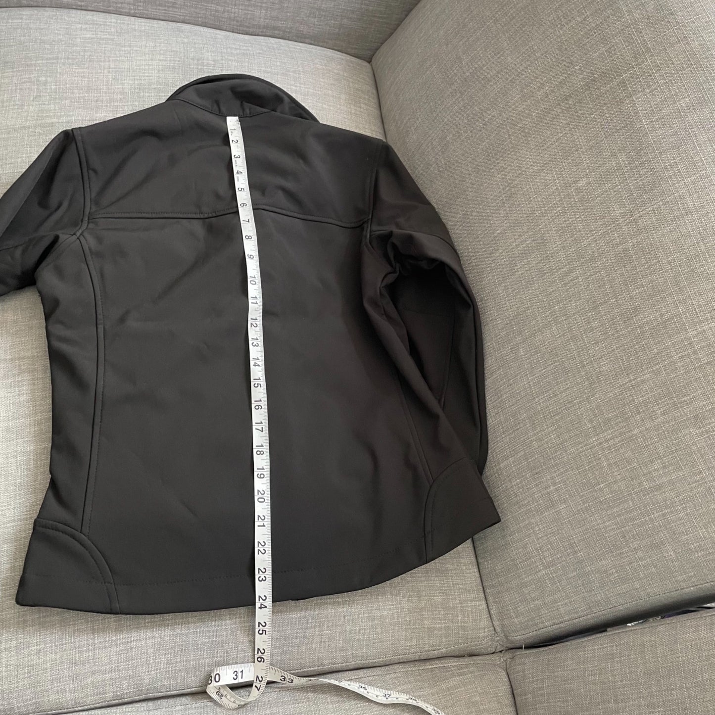 NWT Weatherproof Black Soft Shell Full Zip Jacket Womens Small Zippered Pockets