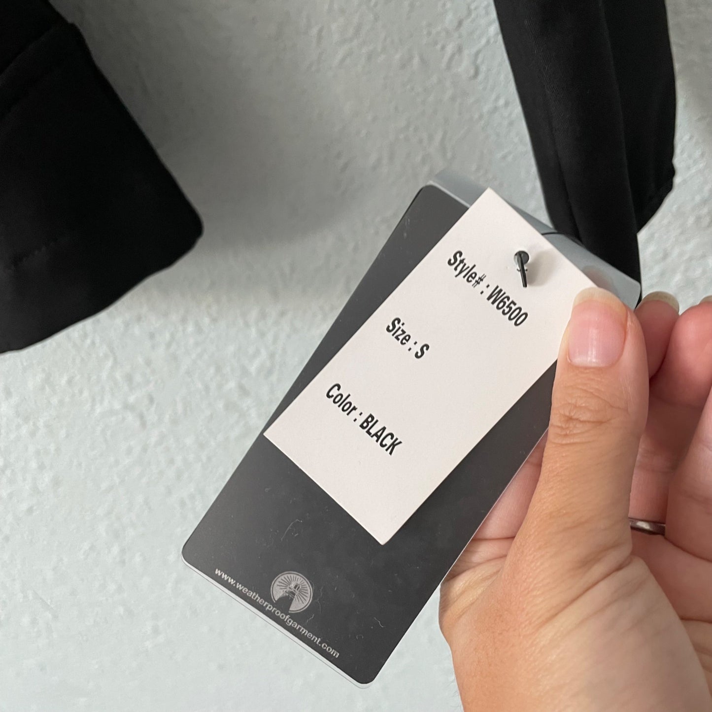 NWT Weatherproof Black Soft Shell Full Zip Jacket Womens Small Zippered Pockets