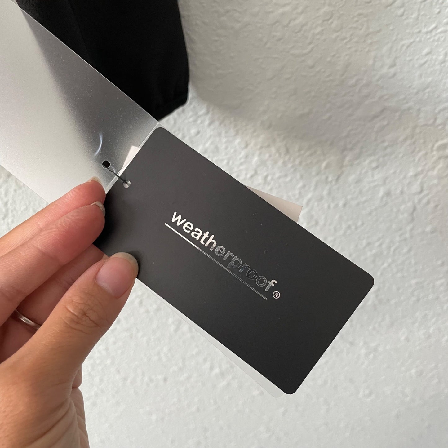 NWT Weatherproof Black Soft Shell Full Zip Jacket Womens Small Zippered Pockets