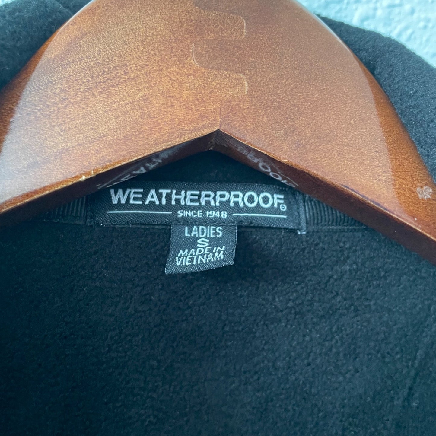 NWT Weatherproof Black Soft Shell Full Zip Jacket Womens Small Zippered Pockets