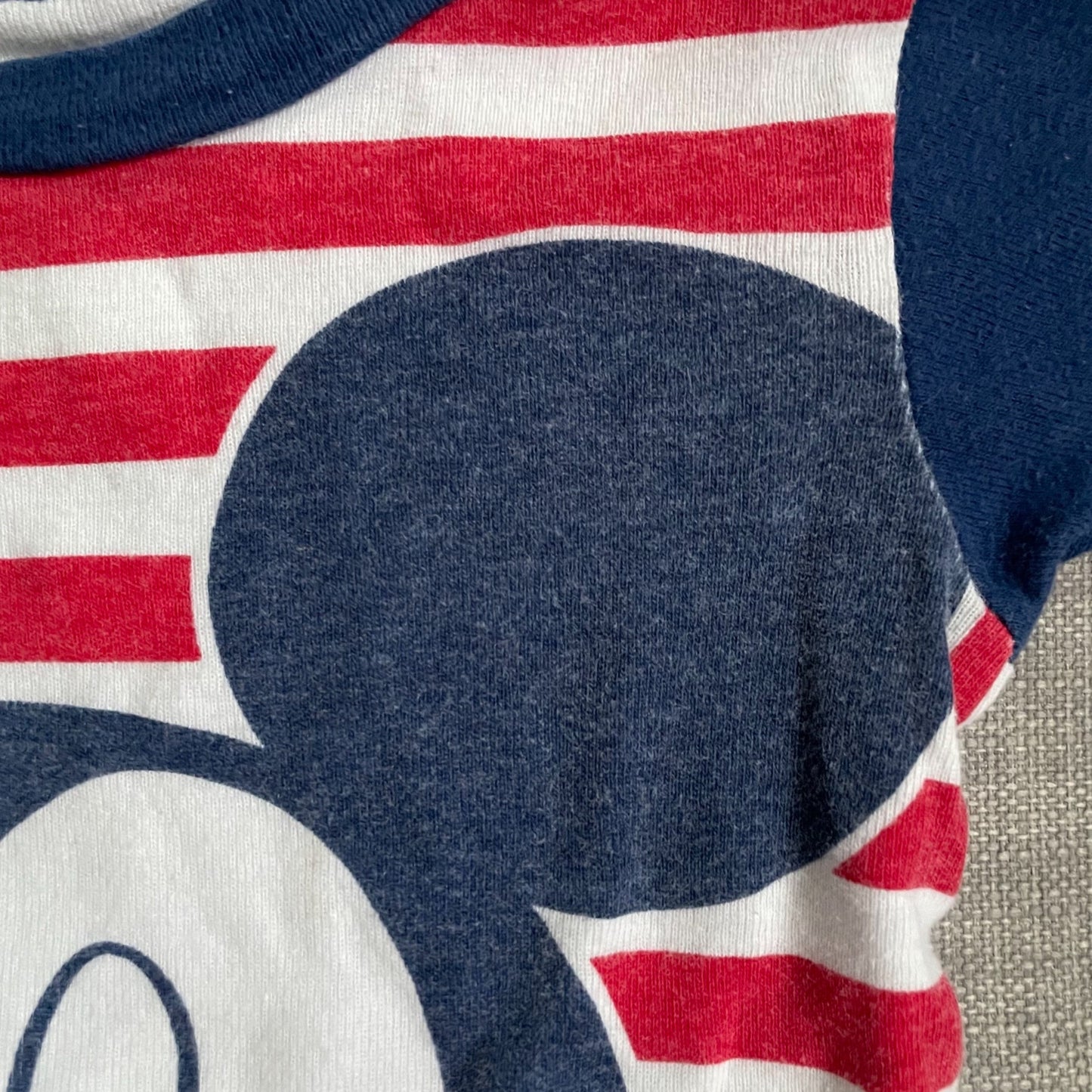 Disney Baby Mickey Mouse Short Sleeve Shorts Pajama Set Infant Size 18M Cotton