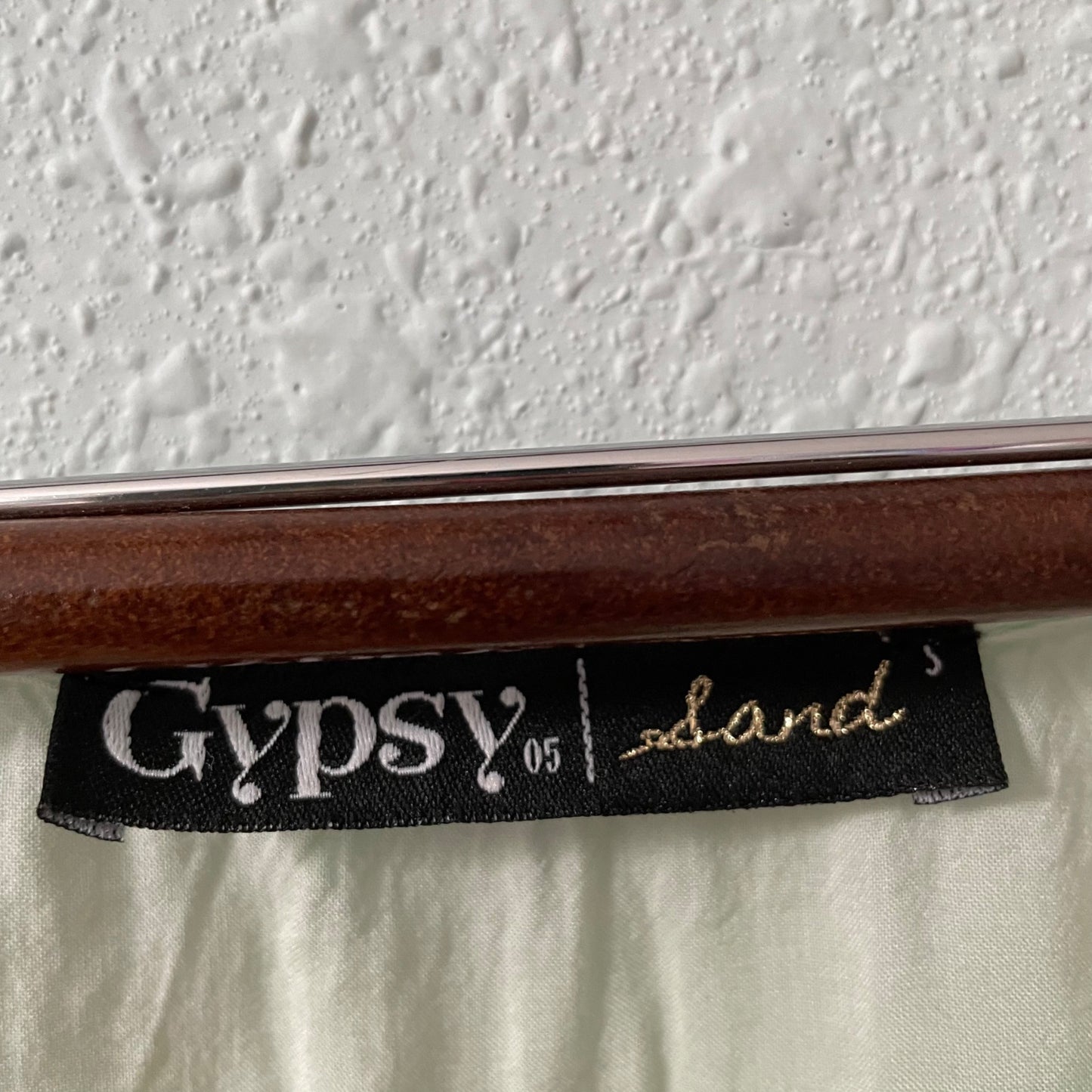 Gypsy 05 Sand Tie Dye Tunic Swim Cover Women's Size Small Eyelet Lace Trim