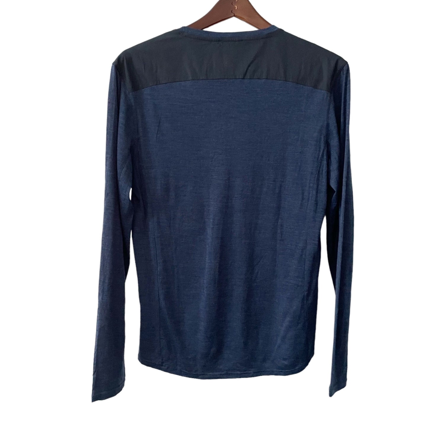 Alchemy Equipment Blue 100% Merino Wool Long Sleeve Sweater Men's Size Small