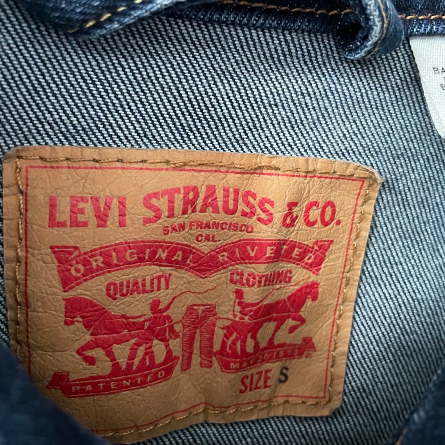 Levi's Denim Trucker Jean Jacket Men's Size Small