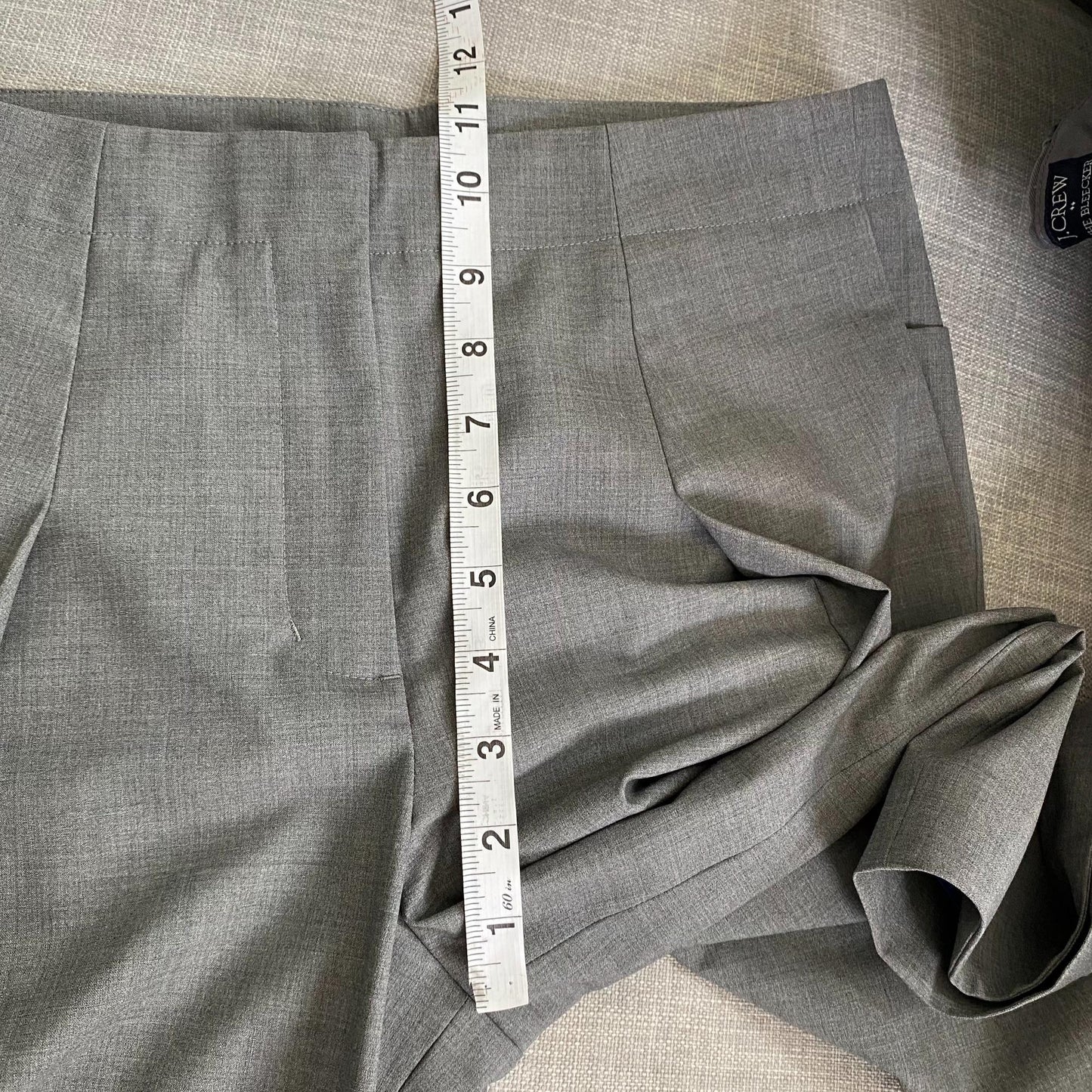 Kit And Ace Gray Bermuda Career Shorts Size 4 Wool Silk Blend