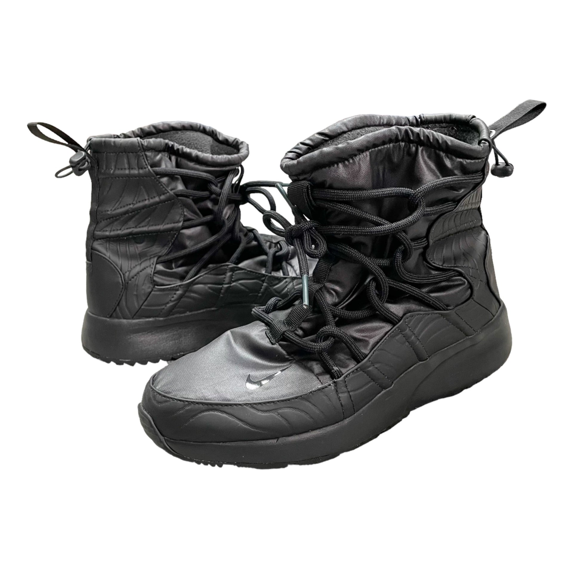 Nike Black Tanjun High Rise Boots Lace Up Shoes Women's Size 10 Athlet – Becky